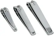 LEDON 3pcs Stainless Steel Professional Nail Clippers Manicure & Pedicure Tools Kit