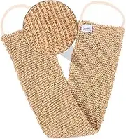 KAILIKETIY Ramie Jute Exfoliating Back Scrubber Towel Shower Towel for Body Cleansing Lightweight Bath Supply for Healthy Skin for Arms and Legs Convenient for Home and Travel