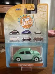 NEW - Jada Toys Punch Buggy Volkswagen Slug Bug Black Green Yellow White. 6 cars