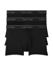 Calvin Klein Microfiber Stretch Wicking Low Rise Boxer Briefs, Pack of 3