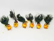 6 Artificial Simulation Foam Bird Wedding Party Ornaments Crafts Peacock Feather