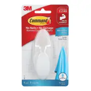 Command™ Large White Adhesive Wet Area Towel Hook - 1 Pack