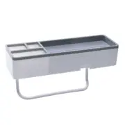 No Punching Rack Toddler Bathroom Towel Shelf Shelves Wall Mounted