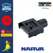 Narva 7 Pin Flat Trailer Plug Quickfit Male 7 Pin Flat Trailer Plug Male Narva