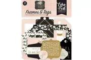 1 Pack of Echo Park Paper WEDDING DAY Frames & Tags Ephemera Pieces