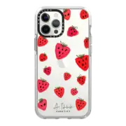 iPhone 12 Pro Max Impact Case Strawberry Pattern