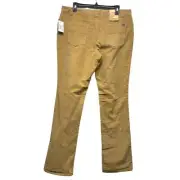 Vineyard Vines Corduroy Womens Pants Bootcut Low Rise Saylor Fit Sz 14 Tan