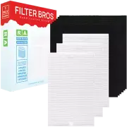 FilterBros HRFR3 / HRFA300 Compatible with Honeywell 3R HEPA Filter / 6A Carbon