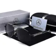Black Gold Mercedes Amg Herren Uv400 Sonnenbrille Sport Driving Golf Outdoor Aviator Brille Aa black/gold