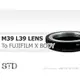 EGE 一番購】L39 M39鏡頭轉FUJIFILM X-Mount機身轉接環 無限遠合焦 X-PRO1 X接環【標準版】