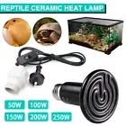 75-200W Ceramic Infrared Light Heat Emitter Lamp Reptile Snake Brooder Incubator