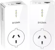 D-Link DHP-P601AV 2PK Powerline Adapter Kit - Powerline AV2 1000 Technology, ...