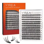 Lash Cluster 240pcs Individual Lashes,8-16mm Diy Lash Extension,D Curl