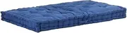 Pallet Sofa Cushion, Light Blue Cotton Fabric, 120x80x10 cm, Bench Seat Replacement, Patio Pillows, Outdoor Furniture