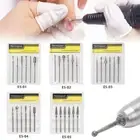 6Pcs Boxed Nail Art Drill Bit Kits Nail Tools Accessories