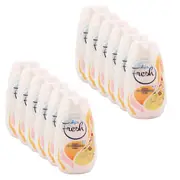 12PK Air Fresh Solid Gel Air Freshener Vanilla Home/Room Odour Eliminator 170g