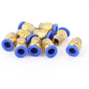 10Pack Air Line Hose 1/4BSP Male Thread 8mm Tube Quick Release Coupler Fittings