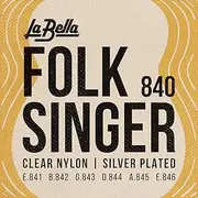 La Bella 840 Folksinger Medium Classical Guitar String 29-44