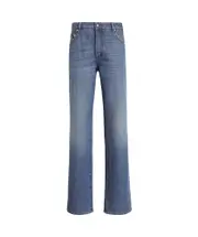 stonewashed jeans IT42 light blue