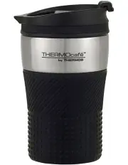 [Thermos] Cafe Stainless Steel Vacuum Insulated Travel Cup 200ml in Black