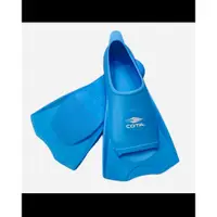 在飛比找蝦皮購物優惠-COTA 2024新款游泳訓練習短蛙鞋-藍