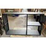 鑫高雄駿喨二手貨家具(二手及全新買賣)---4.3尺 鐵製 工業風 展示櫃 擺飾櫃 收納櫃 置物櫃