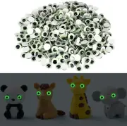 500Pcs Googly Wiggle Eyes Self Adhesive, Glowing in Dark Wiggle Eyes for Craft L