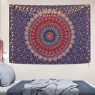 Bohemian Mandala Tapestry Hippie Tapestries Psychedelic Peacock Boho Tapestry Wa