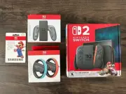 Nintendo Switch 2 Console, Mario Kart World, and Accessories Bundle