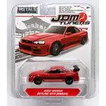 【秉田屋】現貨 JADA TOYS JDM NISSAN 日產 SKYLINE GT-R R34 2002 紅 1/64