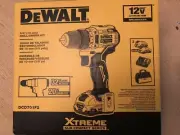 DeWALT DCD701F2 XTREME 12V MAX Brushless 3/8 Inch Cordless Drill Driver Kit!