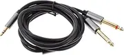 HOMOCONO Dual Channel Audio Cable 3.5mm for Car Laptop Headphone Cord Replacement