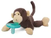 WubbaNub Infant Plush Toy Pacifier Monkey - 0-6 Months