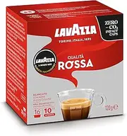 Lavazza, A Modo Mio Qualità Rossa, 16 Coffee Pods, Arabica and Robusta, Full and Sustained Taste, Intensity 10/13, Medium Roasting, 1 Pack of 16 Coffee Pods