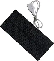 Foldable Solar Panel | Compact Outdoor Charging Station | Multi Purpose Solar Panel for Phones, Batteries, LED Lights, Fans, Toys, Powers for Travel, Hiking