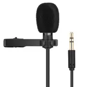 R955 Clip-on Lapel Mic Lavalier Omni-directional Double Condenser Microphone