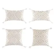 Tassels Cushion Cover Pillowcase Solid Pillow Case Decor Sofa Throw Pillows Room