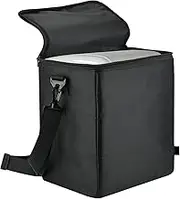 Portable Fridge Bag, Outdoor Zipper Storage Organizer, Portable Freezer Protector, Black Makeup Case for Home, Outside, Kitchen