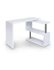 [Artiss] Rotary Corner Desk With Bookshelf