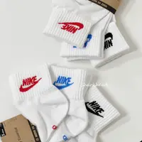 在飛比找蝦皮購物優惠-【Sharkhead】現貨 Nike Socks 短襪 三雙