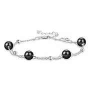 2PCS Copper Woman Fashion Jewelry Retro Simple DIY Bracelet