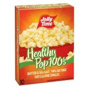 Healthy Pop Microwave Popcorn, 1.2Oz Personal Bag, 10 Bags per Carton (Healthy P