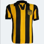Penarol Home Uruguay 80s Retro Soccer Football Jersey - A Retro