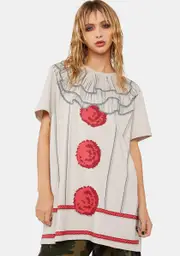[Dolls Kill X WB Horror] Killer Clown Oversized Tee