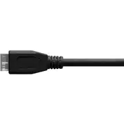 TetherPro USB-C to USB 3.0 Micro-B Right Cable - Black