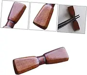 BIUDECO 5Pcs Wooden Chopstick Rest Creative Hump Shape Design and Chopsticks Holder for Home Dining Table Decor Chic Kitchen Accessory