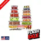 Versatile 36-Piece Food Storage Containers Set - Leak-Proof, Stackable Designs