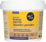 Simply Clean Laundry Powder Lemon Myrtle 1.75kg