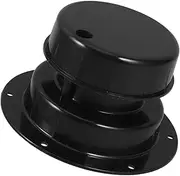 HEALLILY Rv Vent Cover Adjustable Trickle Vents Washing Machine Hose Trailer Soffit Vents Cap Sewer Roof Hood Square Vent Covers for Home Removable Conditioner Hole Mesh System Black