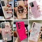 For Samsung Galaxy A55 A54 A14 A13 A15 Phone Case Glitter Shockproof Girl Cover